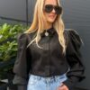 Klasyczna koszula Celine La Diva czarna