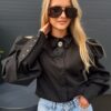 Klasyczna koszula Celine La Diva czarna