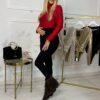 Body Elastyczne CRYSTAL czerwone