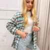 Bawełniana Koszula w Kratę SILVIA mięta