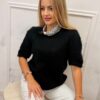 Sweter Carmel VELORIA moher czarny