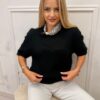 Sweter Carmel VELORIA moher czarny