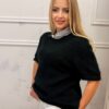 Sweter Carmel VELORIA moher czarny