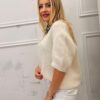 Sweter Carmel VELORIA moher biały