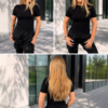 Bluzka Slay TALIJA czarna