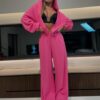 Komplet  Agatha Pucci Michelin fuksja