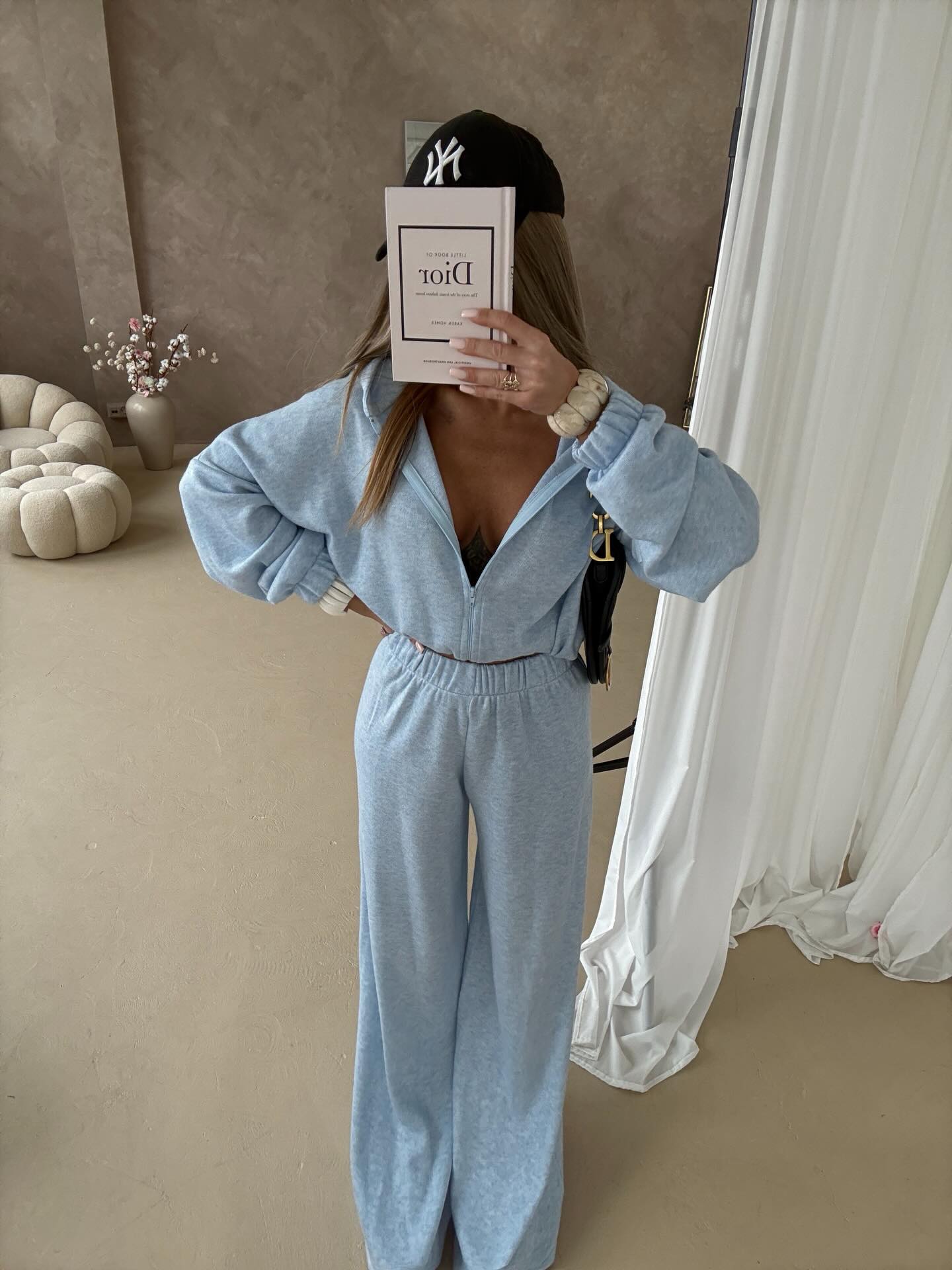 Komplet  Agatha Pucci Michelin błękitny
