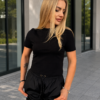 Bluzka Slay TALIJA czarna