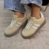 Sneakersy Zamszowe kanarkowe