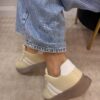 Sneakersy Zamszowe kanarkowe