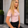 Bluzka Slay TALIJA pudrowy róż