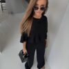 Komplet Dzianinowy Agatha Pucci PAKO czarny