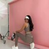Komplet 2w1 M. Tissu PILATES mocca