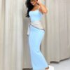 Sukienka M.Tissu FLAWLESS baby blue