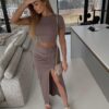 Komplet PRIMA Agatha Pucci mocca