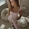 Komplet LAMA COCO Agatha Pucci brudny róż