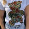 Bluzka T- shirt FLOWER biała