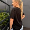 Bluzka T- shirt SMILE czarna
