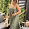 Sukienka RIVA khaki