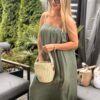 Sukienka RIVA khaki