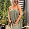 Sukienka RIVA khaki