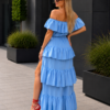 Sukienka Excellence MAJORKA baby blue