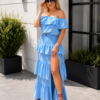 Sukienka Excellence MAJORKA baby blue