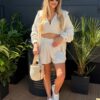 Komplet 3 w 1 Agatha Pucci SYDNEY beżowy