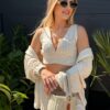 Komplet 3 w 1 Agatha Pucci SYDNEY beżowy