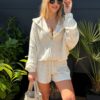 Komplet 3 w 1 Agatha Pucci SYDNEY beżowy