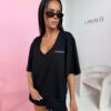T-shirt Lamanuel OASIS czarny