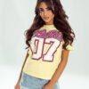 T-shirt Ricco&Bella BLOOM żółty