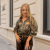 Włoska narzutka bomberka SOFIA moro