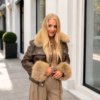 Kurtka Ramoneska MADELINE czekoladowa eko skóra
