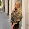 Włoska narzutka bomberka SOFIA moro