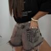 Spodenki jeans Lamanuel NOSSA czekoladowy