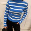 Sweter COSMODA niebieski