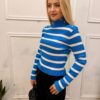 Sweter COSMODA niebieski