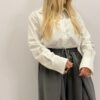 Szerokie spodnie z wiskozy WIDE LEG szare